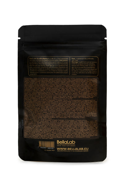 Erškėtrožė + Vitaminai A, C, D3, E,