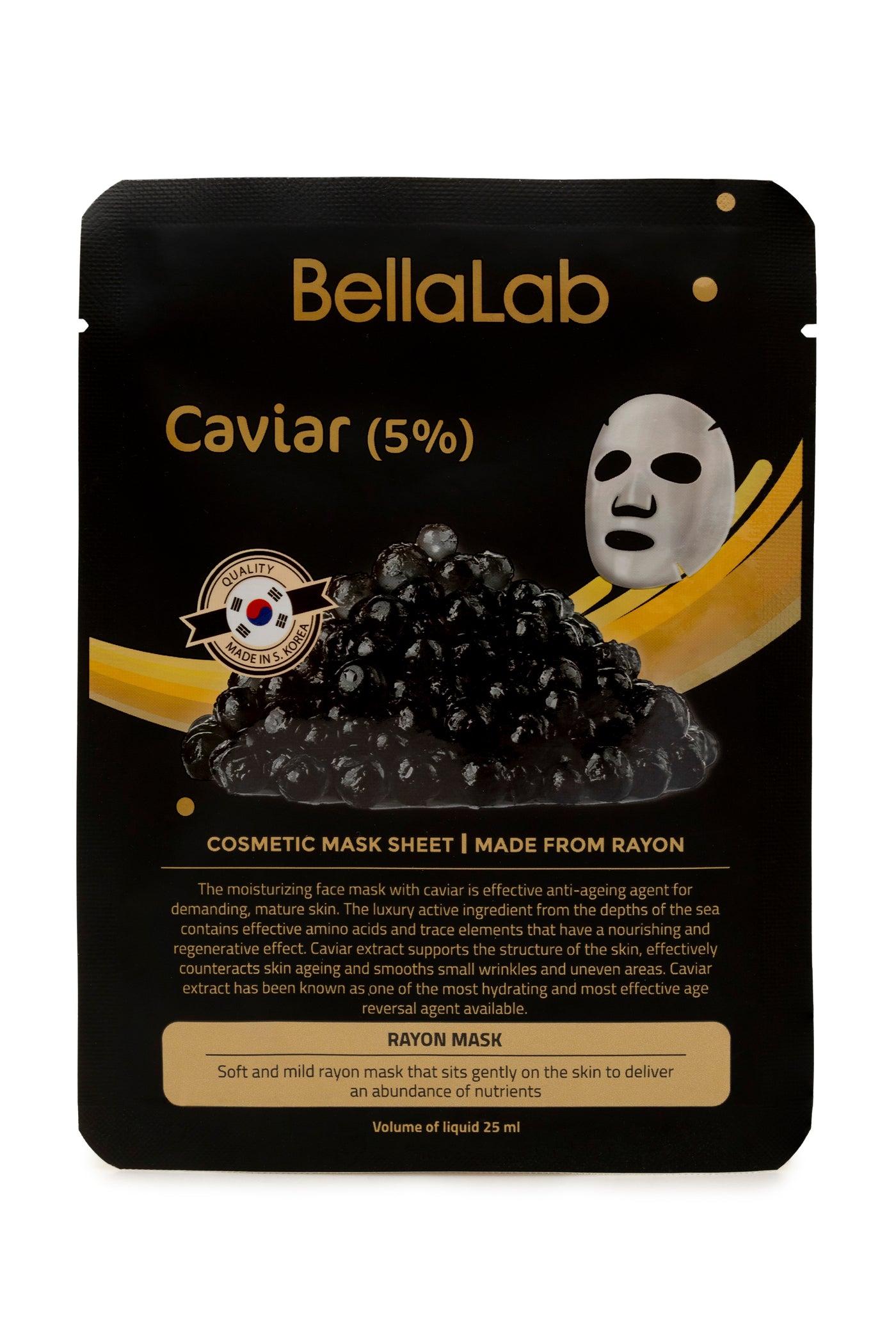 Ikrų (5%) veido kaukių rinkinys 20 vnt.