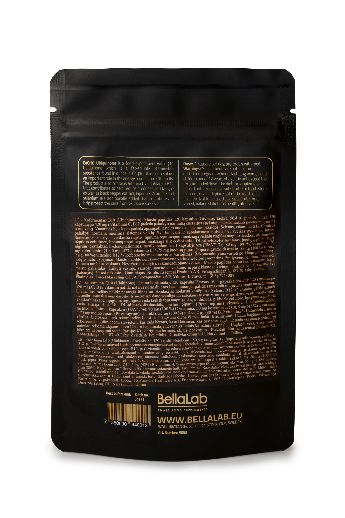 Kofermentas CoQ10 Ubiquinone 3