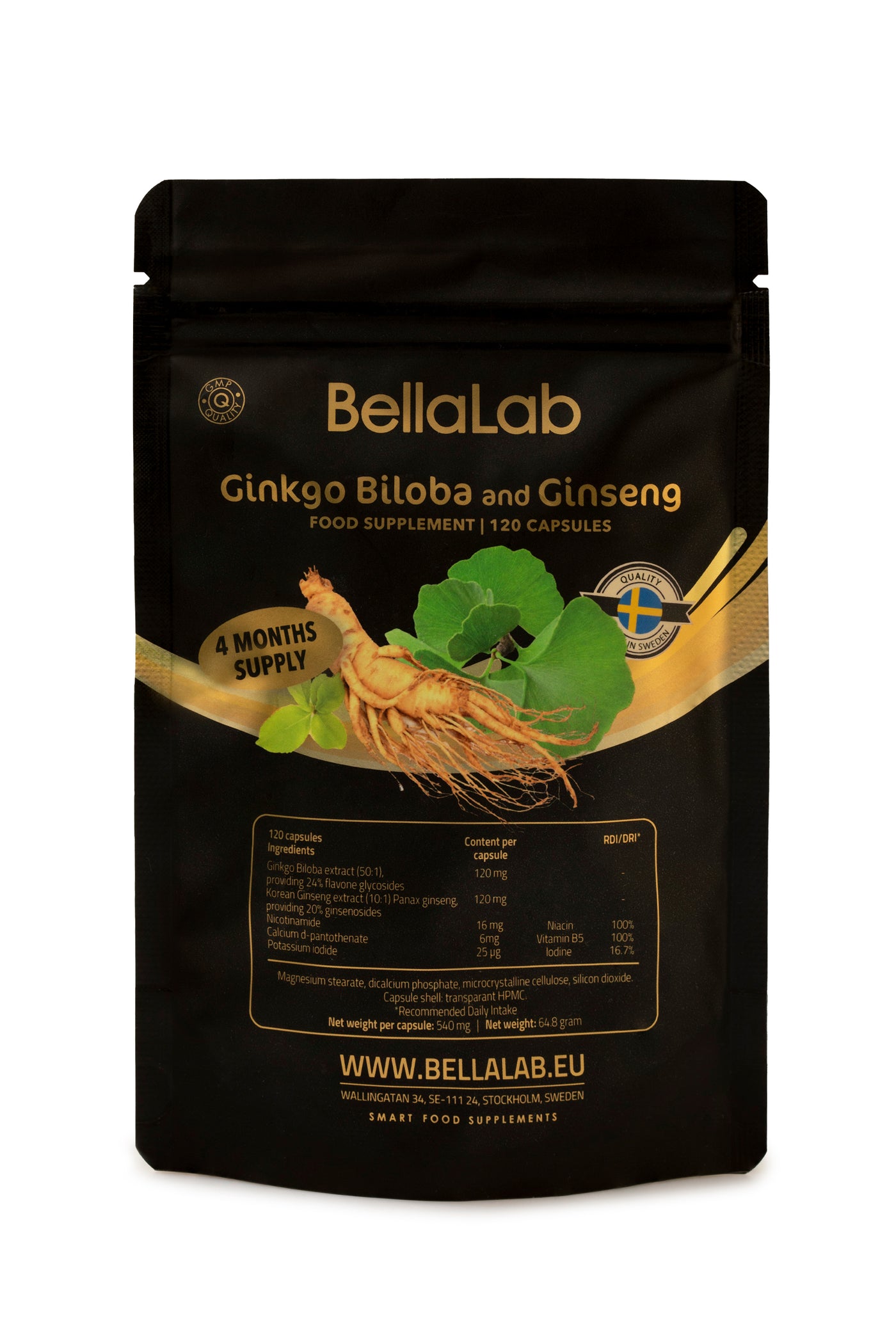 Ginkgo Biloba & Ginseng (Dviskiaučiai ginkmedžiai ir kininiai ženšeniai)