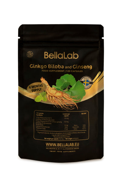 Ginkgo Biloba & Ginseng (Dviskiaučiai ginkmedžiai ir kininiai ženšeniai)