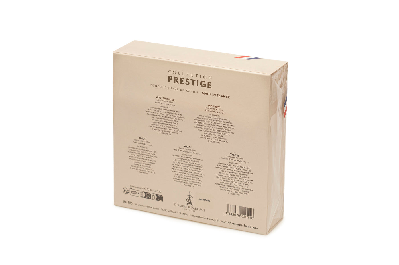 Kvepalų rinkinys - Selection Prestige France 5 vnt.