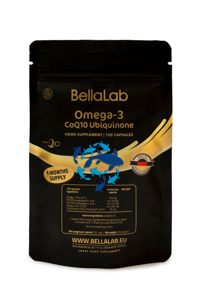 Omega 3 + kofermentas CoQ10 UBIQUINONE