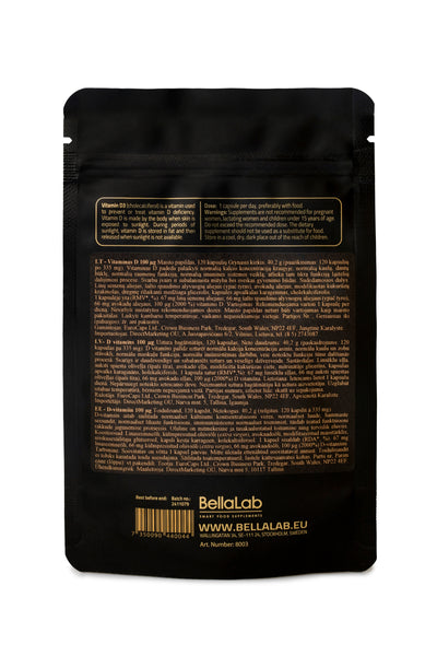 Vitaminas D3 su aliejais